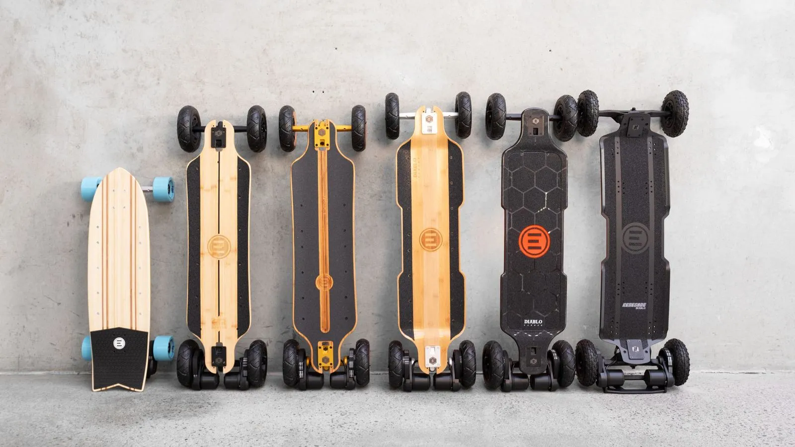 Gamme 2025 esk8 Evolve