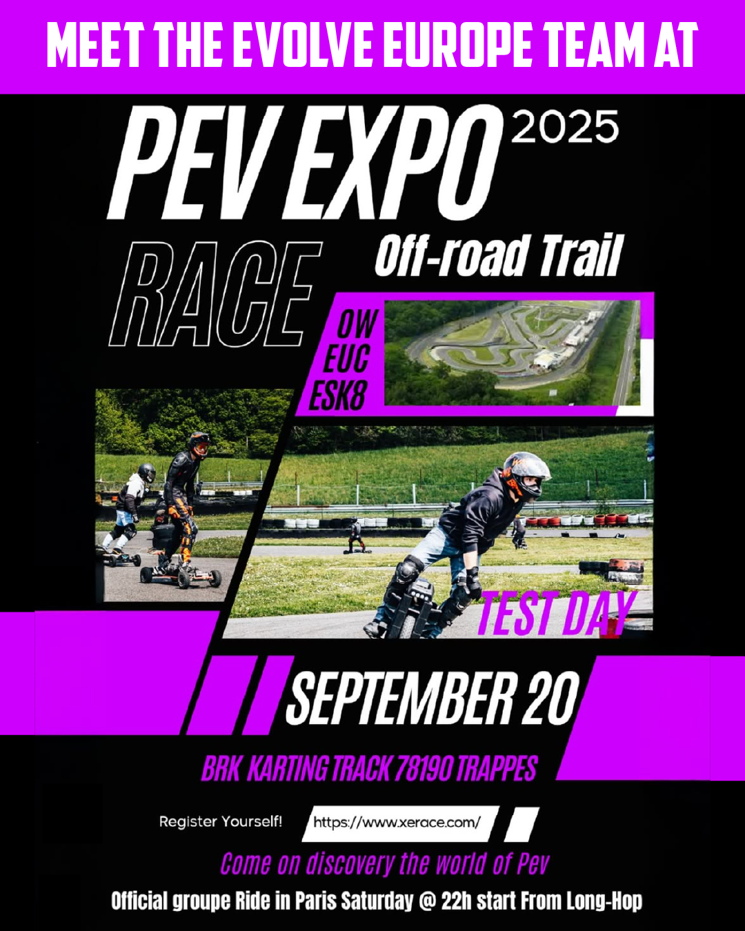 Stand Evolve Europe PEV Expo 2025 Trappes